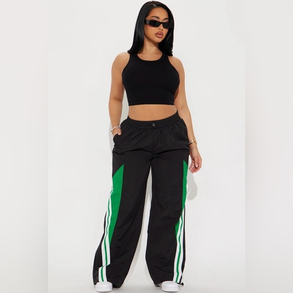 Fashion Nova Pants - Fashion Nova Women’s Windbreaker Track Pants